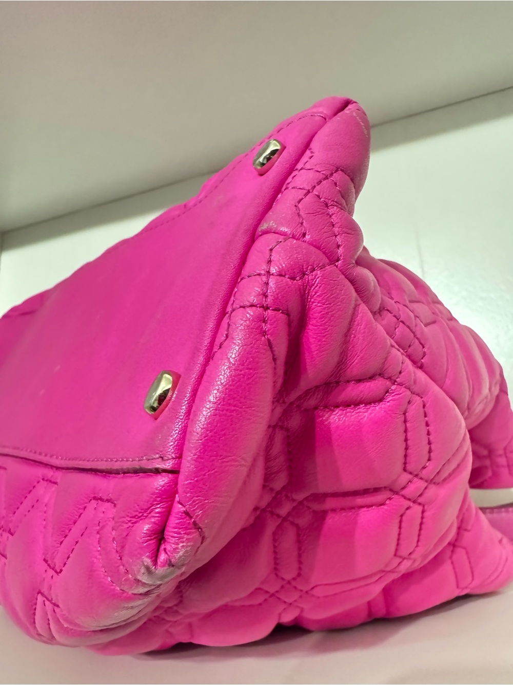 Kate Spade Pink Quilted Shoulder Bag - Picture 11 of 11